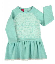 Atut Mentazöld csipkés kislány ruha 92cm (A-7772-92-MIE1)