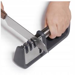  Kés- és ollóélező, Háromfázisú polírozófej, Gyémánt (BSW-02 Ostrzałka ręczna Osełka 4w1 BLACK WEEK)