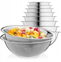 Kadax Konyhai Tál Szett 28cm Rozsdamentes Acél Kerek Salátákhoz 2db (K3772)