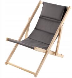 Kadax Fából Készült Kerti Strand Napozóágy Összecsukható Párna Lengyel Kiváló Minőségű (K8937)