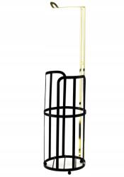 Mondex Fém papírtartó állvány Fekete Arany 62 cm (27901)