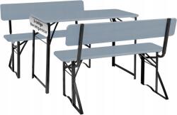  Kerti szett sörös szett 3 részes pad háttámlával univerzális asztal (00090644)