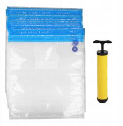  Vákuumzsákok ruhákhoz 10 db Pumpa Ingyen (CZAXH9547)