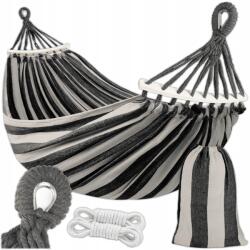 KRUMAD Erős Kerti Függőágy Kétszemélyes Hinta XXL Erősített Fejpánt Táska (HAMAK DWUOSOBOWY OGRODOWY HUŚTAWKA)