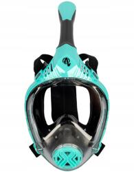 Acra Aeone Premium teljes arcot fedő sznorkelező maszk, türkiz, L/XL