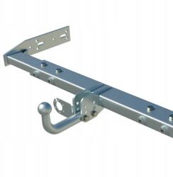 XIMPLIO Állítható univerzális vonóhorog Busa lakókocsihoz Ezüst