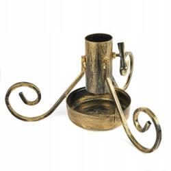 Akant Arany színű fém karácsonyfa állvány víztartállyal (5906031038683)