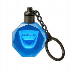  Stílusos Dacia Led kulcstartó, 7 színben, megvilágított Ideális ajándék