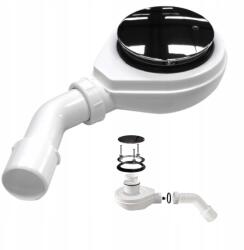  Zuhany Lefolyó Szett 90 mm Szifon 65 mm Hajszűrő Lapos Fedéllel (Odplywowy Prysznicowy Syfon 59020031028330)