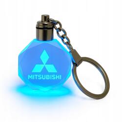  Stílusos Mitsubishi Led kulcstartó, 7 szín, megvilágított Ajándéknak is tökéletes