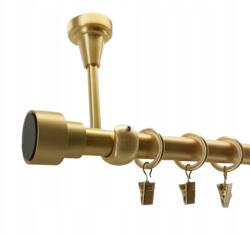 ESTAdeco Függönykarnis Mennyezet 19mm Arany Matt 160cm Bélyegző (karnisz SUFIT 19 Mosiądz Mat Stempel)