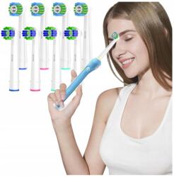 Oral-B Braun fogkefefejek, 8 db-os csomag, cserélhető fogkefe fejek (5902003100402 05902003100402 59020031004020)