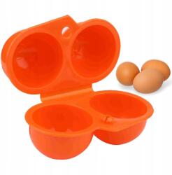 Tartó Tojásnak Hűtőbe, Többször Használható Műanyag Tartó 2 Db Tojásnak (TJA02033-02)