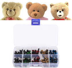  Szemek Maszkotokhoz, Játékokhoz, Plüssállatokhoz, Biztonságos Szemek, Orrok, Szett 100db (TUQOJ6842)