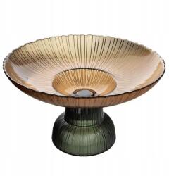 Mondex Talpas kínálótál üveg Daz Glass elegáns 31cm (5905771445232)