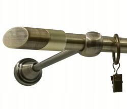ESTAdeco Függönyrúd Egyágú Arany 16mm Light Falco 140cm (Karnisz I 16mm Złoto Antyk Light FALCO)