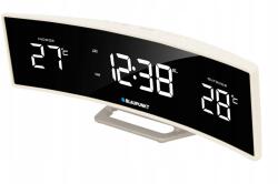 Blaupunkt Fm rádió Ébresztőóra Hőmérő Riasztás Nagy LCD Blaupunkt CR12WH fehér (CR12WH)