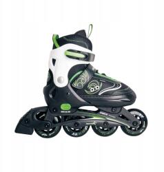 Muuwmi állítható gyermek görkorcsolya, zöld, 33-36-os méret