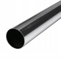 ESTAdeco Fém Rúd Cső karnisokhoz, átmérő 25 mm, Nikkel, 180 cm, fém cső rúd (rura karnisza fi25mm NIKIEL 180cm)