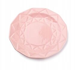 Mondex Desszert tányér Adel Pink kerámia 19, 5 cm (HTPS2733)