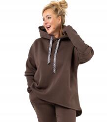 Agrafka Női pulóver hosszabb hátrésszel és húzózsinórral Veronica unisize (5902601706907)