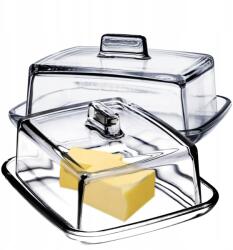 Kadax Vajtartó Üveg Vajtartó Fedéllel Vajtartó Tartó 2db (5903699474693)