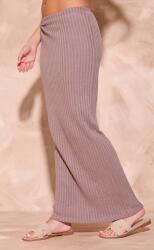 Prettylittlething Csokoládé Maxi Szoknya Hozzáillő Gumis Derékkal Prettylittlething 38