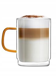 Vialli Design 2 db-os pohár szett dupla falú, arany füllel 350 ml (28593)