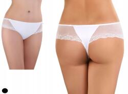 MoDo Bugyi Lengyel Modo Bugyi 53 String tanga fekete méret XL/42 tüll csipke mikroszálas (5902216106956)