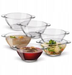 Tadar 6 db-os üvegpohár szett 400ml-es tartókkal (5903313444507)