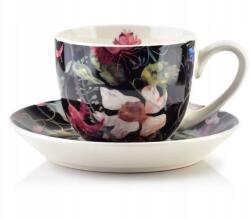 Affek Design Porcelán csésze virágos csészealjjal 250 ml (HTPW3466)