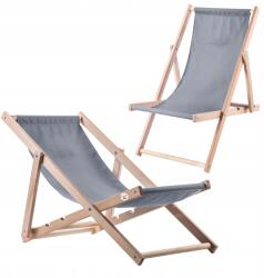 Kadax Fából Készült Kerti Strand Napozóágy Összecsukható Napozóágy 2x Lengyel Kiváló Minőségű (K8642)