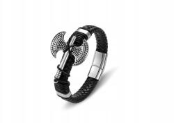  Motoros, rock, cool, boho, gótikus bőr karkötő (k78)