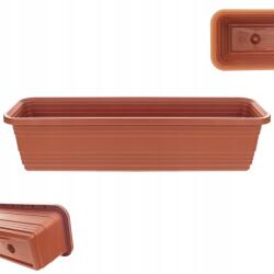 Kadax Erkélyláda Virágtartó 60cm Tégla Virágláda Kadax (K9972)