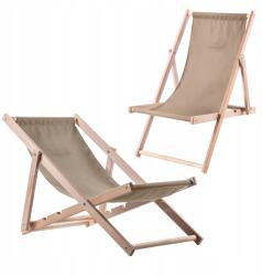 Kadax Fából Készült Kerti Strand Napozóágy Összecsukható Napozóágy 2x Lengyel Kiváló Minőségű (K8936)