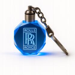 Stílusos Rolls-Royce Led kulcstartó, 7 színben, megvilágított| Ideális ajándék