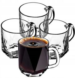 Kadax Poharak 300ml Kávé Tea Ital Pohár Füllel 4 db-os szett (K6233)