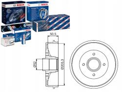 Bosch Fékdob Szett Bosch 7700428821