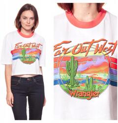 Wrangler Női póló Wrangler Crop 80'S Tee Xs (W701-3E-V12 W7013EV12)