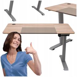  Elektromos Gaming Számítógép Íróasztal Állítható Magasságú 120X60 CM Dąb Brunico (brunico Tölgy) (100035G)