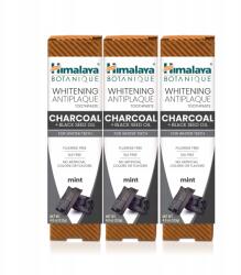 Himalaya Botanique Fehérítő Fogkrém Aktív Szén Fekete 3op (38008740)