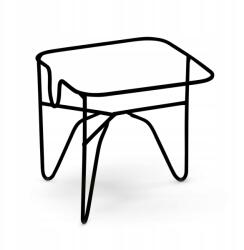 Tadar Befőttesüveg tartó állvány csappal fém, fekete (5903313401708)