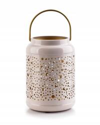 Mondex Dekoratív fém lampion Lali pink (5902643350076)