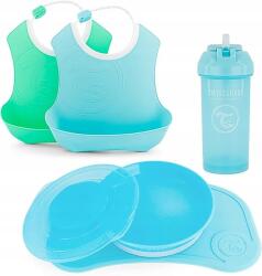 Twistshake Csecsemő étkészlet 5 db-os tálca bögre előke Twistshake 6m+ ((P112))