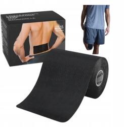  Tasma Kinezjologiczna Széles 10 cm x 5 m Fekete Vízálló Rugalmas (Tasma Kinezjologiczna Szeroka 10 cm x 5 m)