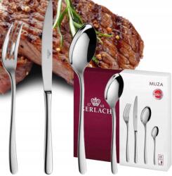 Gerlach Muza 24 Darabos Étkészlet 6 Személyes, Étkészlet Dobozban, Teljes Készlet, Fényes, Masszív (NK 49)