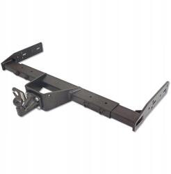 XIMPLIO Állítható vonóhorog lakóautóhoz vagy kisbuszhoz, 83x56mm-es karimás gömbfejjel