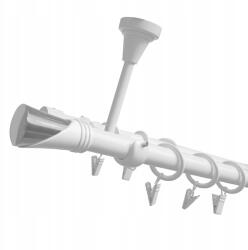 ESTAdeco Fehér Mennyezeti Függönysín 19mm+19mm Vega 160cm (karnisz II SUFIT 19mm VEGA Biały Cichy)