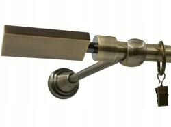 ESTAdeco Függönyrúd Egyágú Arany 16mm Light Angelo 360cm (Karnisz I 16mm Złoto Antyk Light ANGELO)