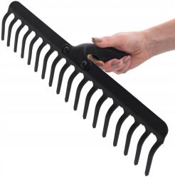 Kadax Fém Gereblye Fűlevélhez Nyél Nélkül Keret Nélkül 18 Fogas Tömör (K9183)